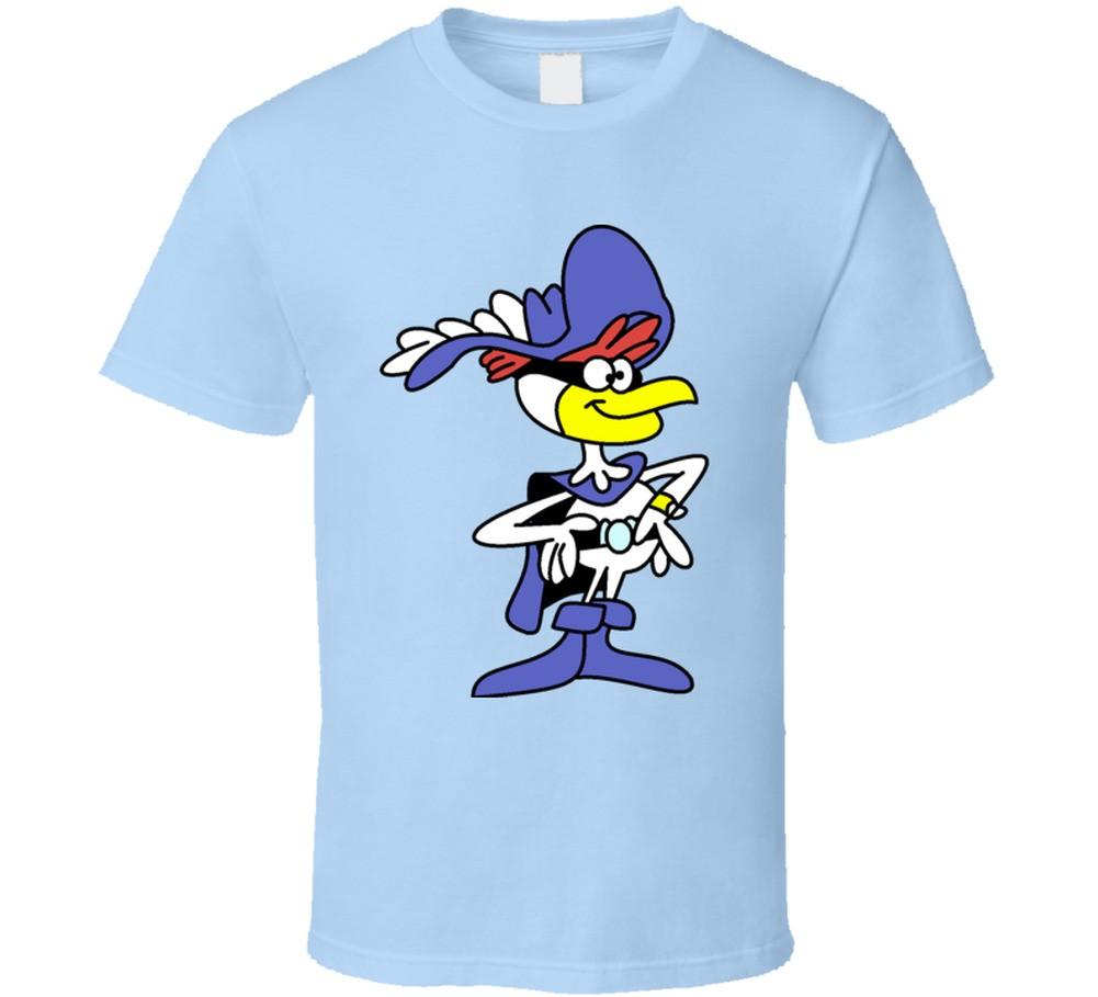 Super Chicken 60s Tv Cartoon Series Fan T Shirt S разноцветный