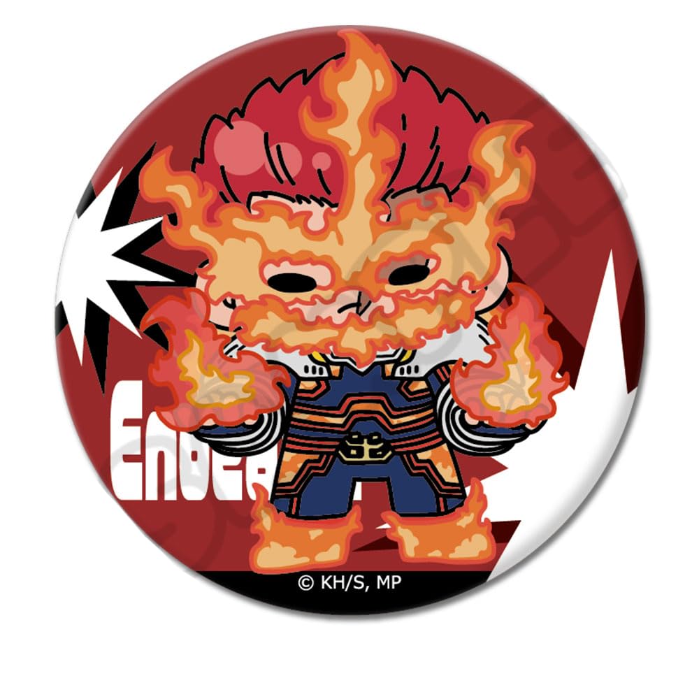 TV Anime Hero 3rd Edition Round Can Badge M YE "My Academia" [Endeavor] Everyone's Mochocho! [57mm]