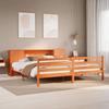 VidaXL Bunk Bed Without Mattress Brown Wax 200x200 Cm Solid Pine, Bed, Bedroom Furniture, Bed with 3321870