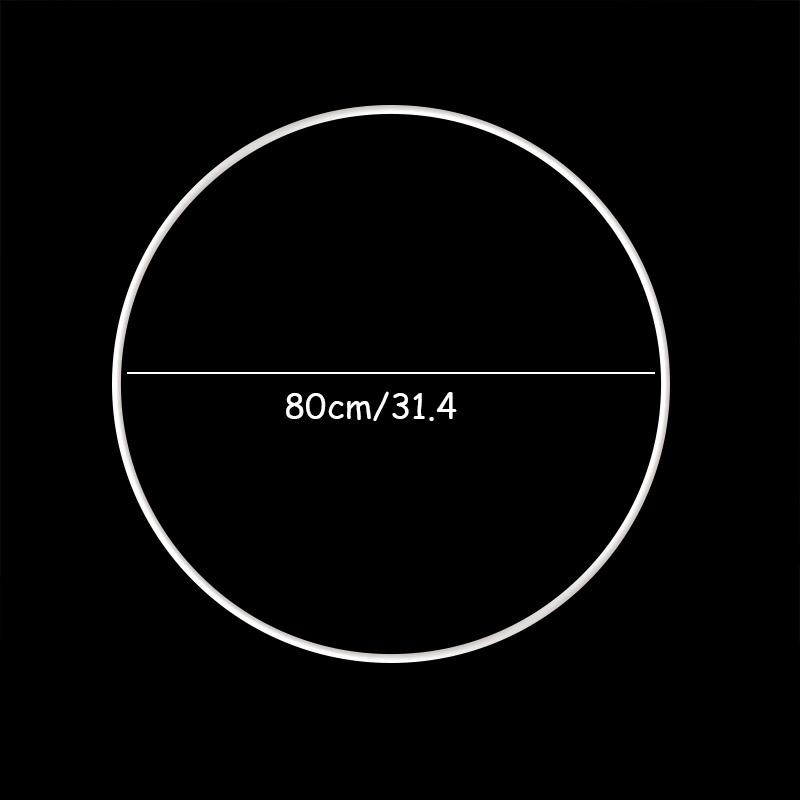 

80/100/150cm plastic Round Hoop Circle frame wedding decoration DIY arch bow balloon flowers garland Baby Shower party decor