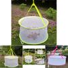 Foldable Clothes Drying Mesh Basket With Large Diameter For Home Use And Socks Air Drying