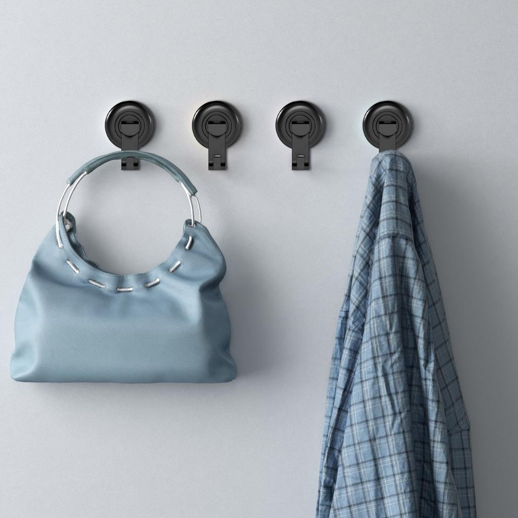 Suction Cup Hooks, Removable Vacuum Suction Cup Hooks Clear Suction Cup Hanger Powerful Vacuum Suction Hanger Heavy Duty Suction Shower Hook For