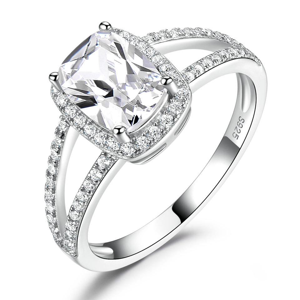 

Gica Gema, новинка, кольцо из стерлингового серебра S925, женское прямоугольное нано-белое элегантное кольцо с гранатом 10 белый