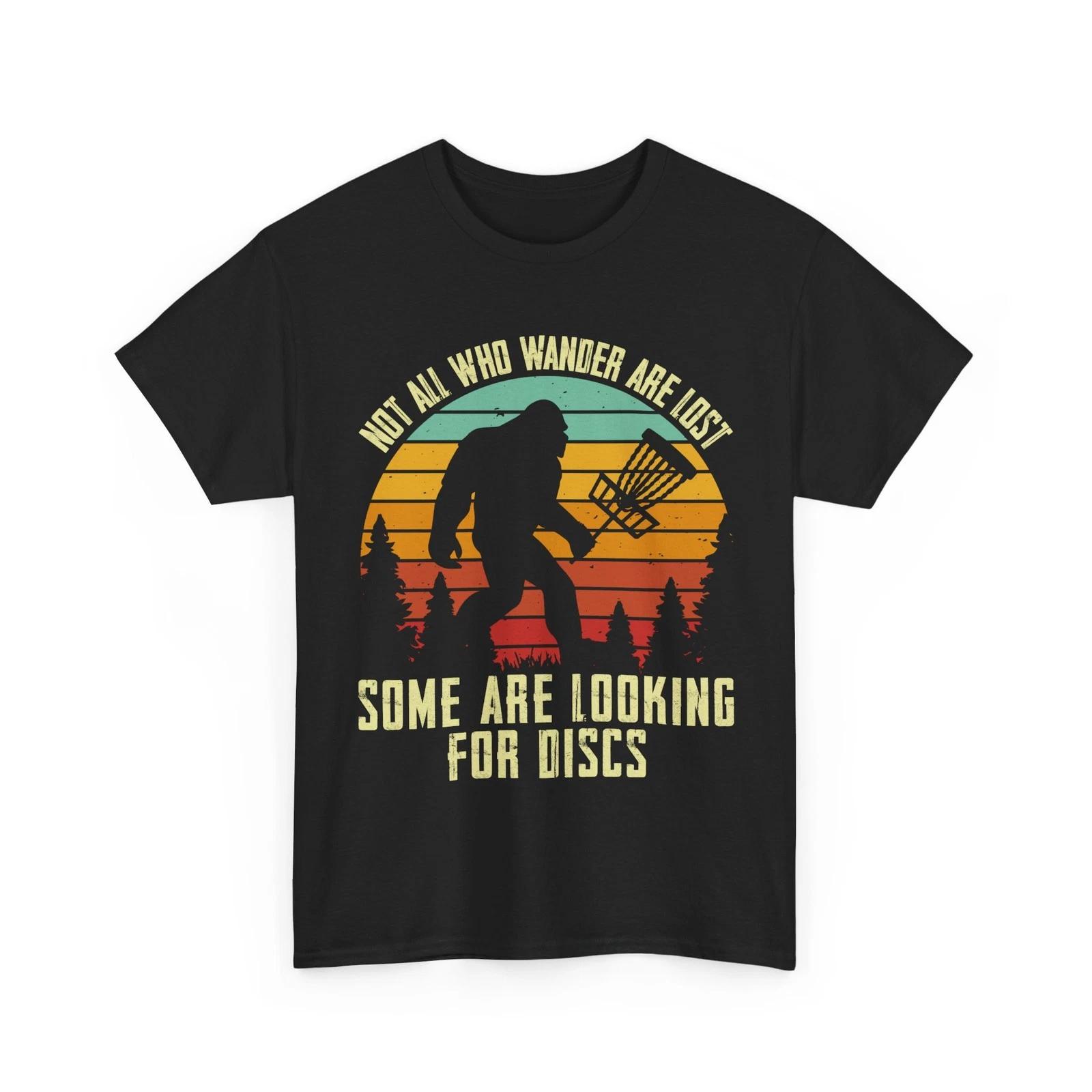 

Bigfoot Disc Golfer Shirt, Sports Disc Golfing Lovers Women Men Shirt 4XL