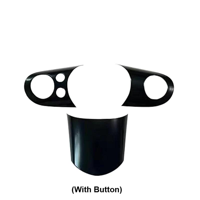 For BMW For Mini Cooper 1st Gen For R50 R52 R53 1Set Car Steering Wheel Button Panel Cover Stickers Car Interior Accessories