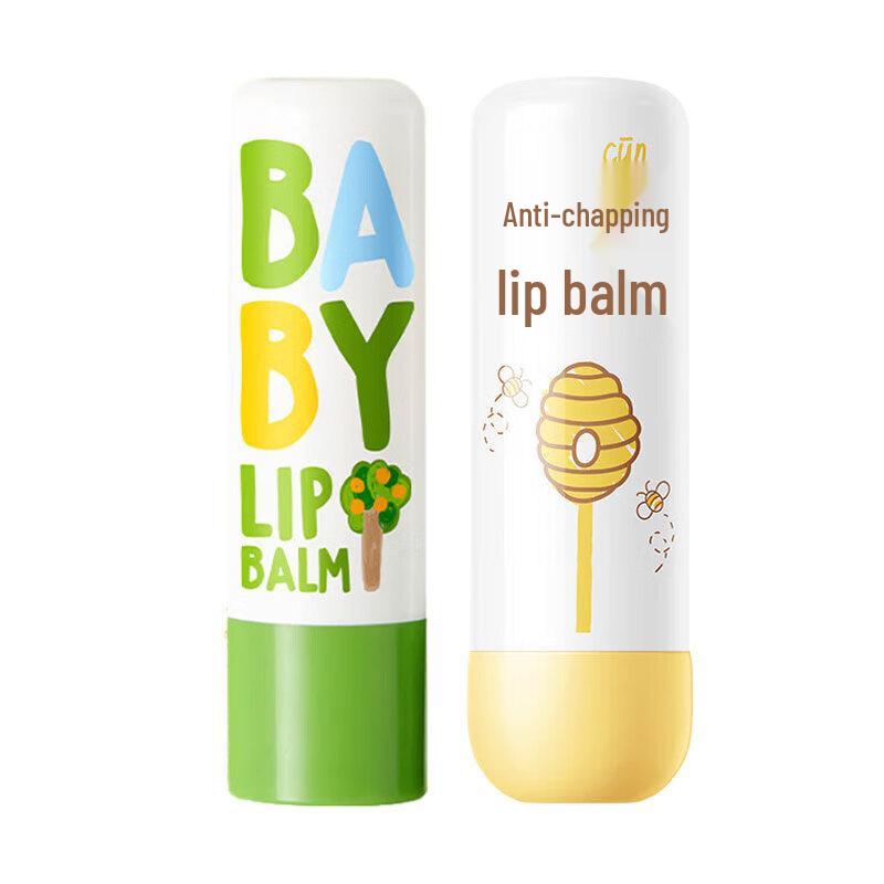 RUNBEN Natural Fruit Oil Lip Balm Duo Pack