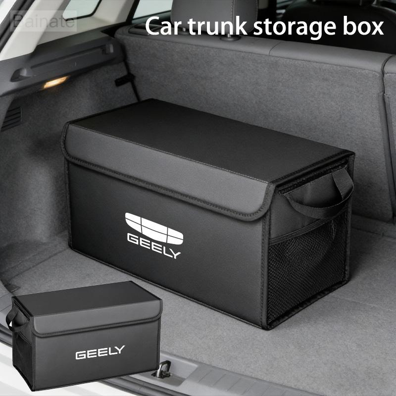 For GEELY Coolray X7 EX5 Emgrand Monjaro 2026, Car Trunk Foldable Storage Box Large-Capacity Stowing Tidying Bag Car Accessories