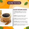 Birju Mahavir Natural Black Sesame Seeds | Kaale Til | 400 Gram | Till Kale