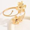 Bohemia Style Flower Bracelet Floral Armband Vintage Open Arm Bangle  Girls