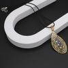 New Style Necklace Natural Stone Sticking Diamond Pendant Necklace Charms For Women Romantic Birthday Gift