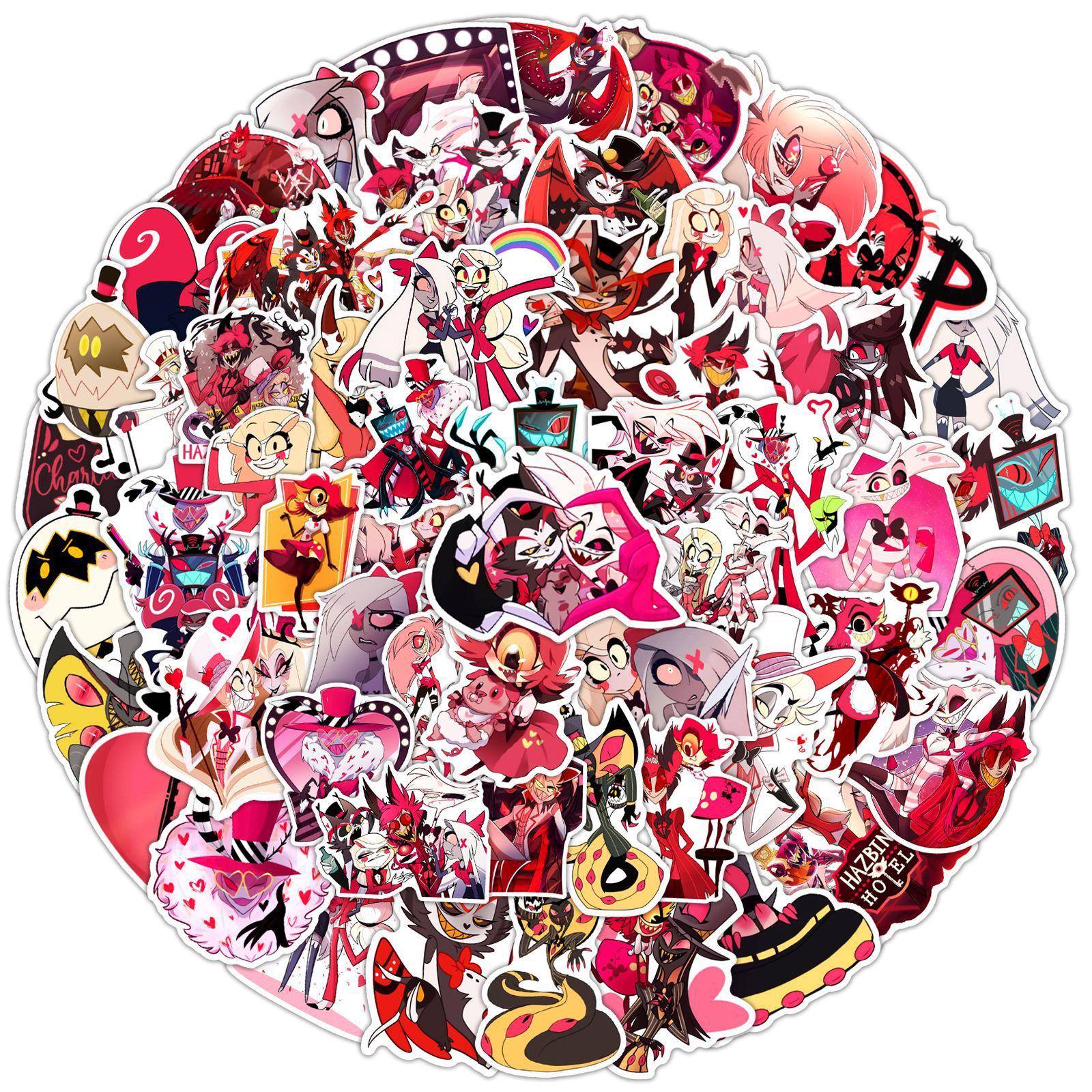 100pcs Suitcase Stickers Scooter Computer Tablet Cartoon Decoration