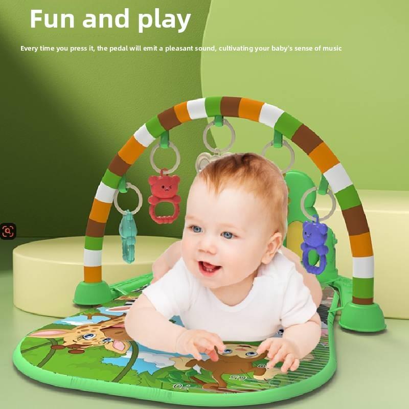 Baby Sensory Musical Play Gym With Foot Tap Piano Baby Toys