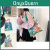 Fashionable Summer Canvas Tote Bag Trendy Street Style For Women Large Capacity
