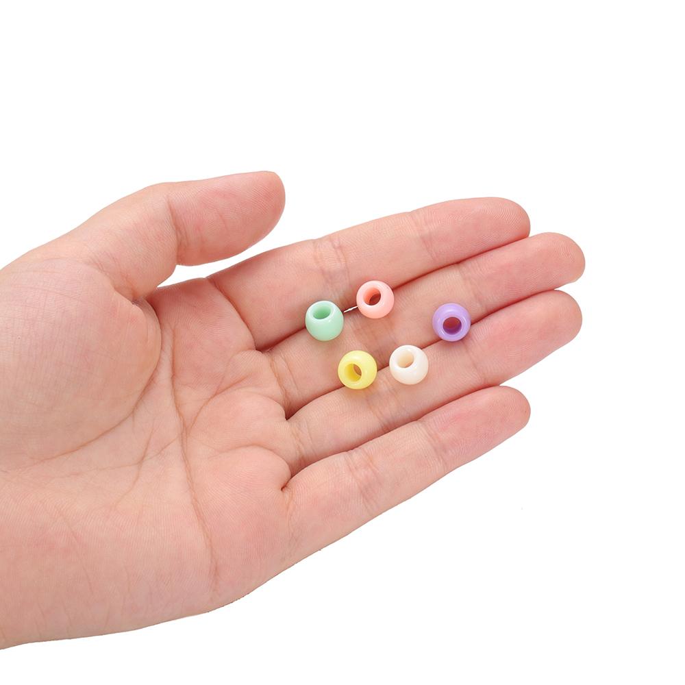 8.3mm Candy Color Large Hole Czech Beads Charm Acrylic Czech Beads DIY Bracelet Necklaces For Jewelry Making Supplies