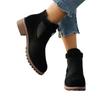 2025 Fashion Shoes for Women Slip-on Women's Boots Winter Plus Size Ankle Boots Mordern Boots Solid Colors Buckle Shoes Ladies