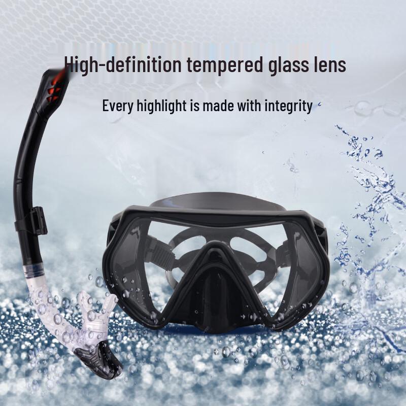 Full Dry Snorkel Mask & Goggles Set