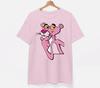 T-shirt Rose Panthère Rose Cartoon Rétro Cadeau Amoureux Toutes Tailles S-5XL T-shirt Unisexe