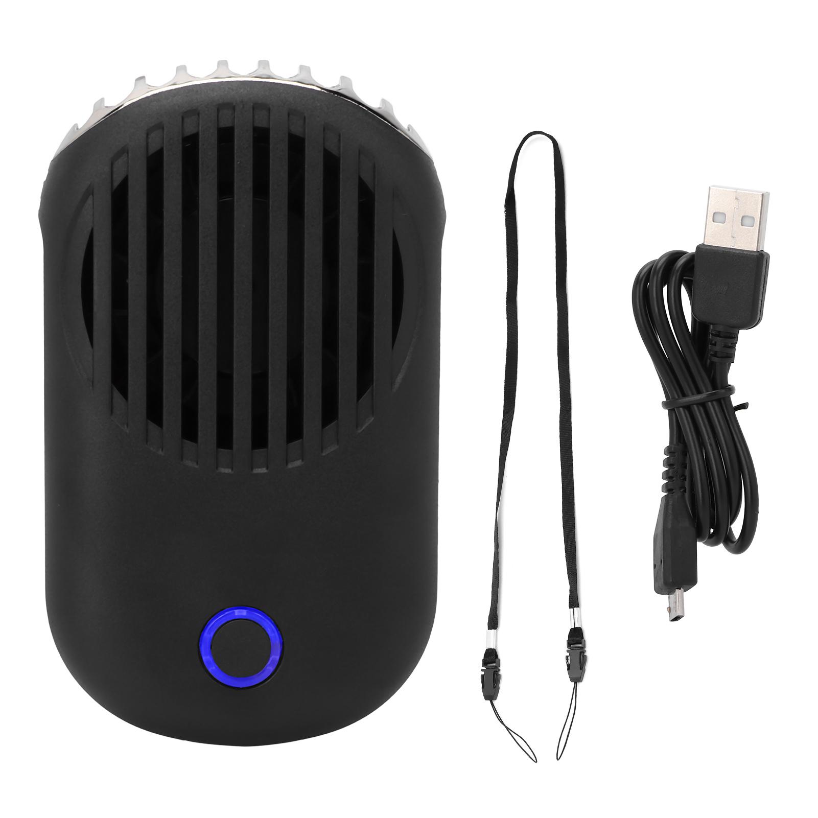 Сушилка для ресниц Вентилятор Портативный кондиционер Безлопастной вентилятор для дизайна ногтей Black