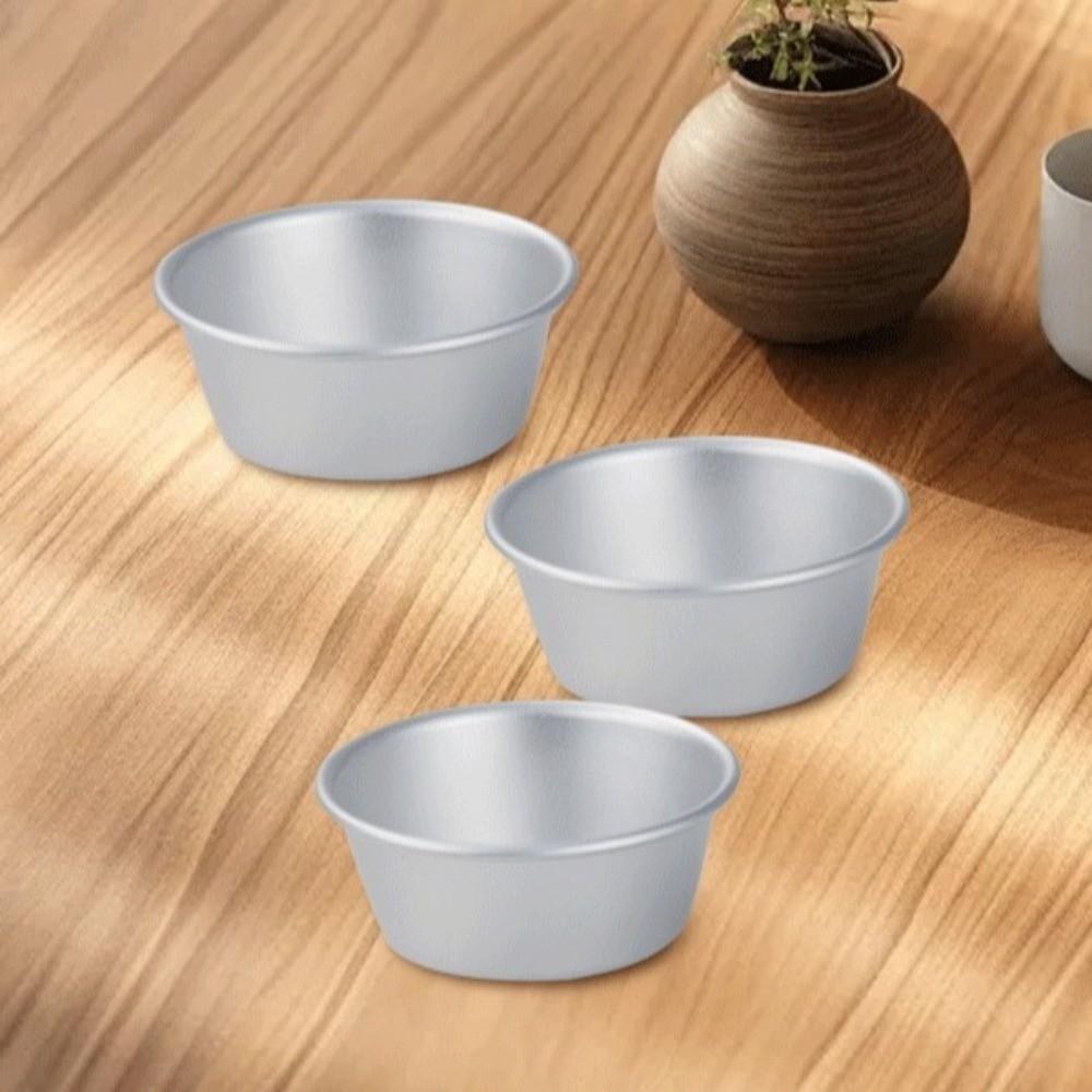 5Pcs Small Tin Nonstick Cupcakes Cup Aluminum Zinc Zinc Alloy Cake Mold Pan Eggs Tart Moulds  Professional Use