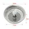 Steel Mesh Waste Drainer Stuff Cover Plug Filter Basket Sink Strainer Food Hair Stopper Colander