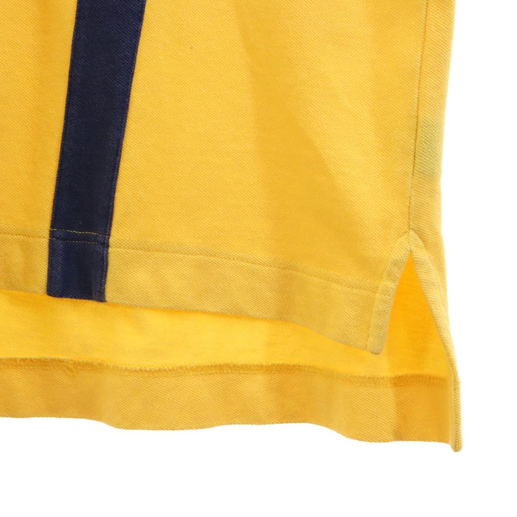 Nautica 90s Old Short Sleeve Polo Shirt L Yellow Women Used