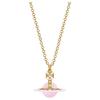 Tiny Original Orb Brand Logo Necklace Women Necklace Brass Gold 6302039I-02R793