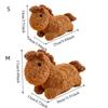 PP Cotton Filling Horse Plush Toys Soft Zodiac Pony Doll Cartoon Horse Doll  Birthday Gift