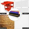 Dark Metal Screwdriver Rack Wall Mounted Tool Shelf For Easy Access And Space Saving In Workbench
