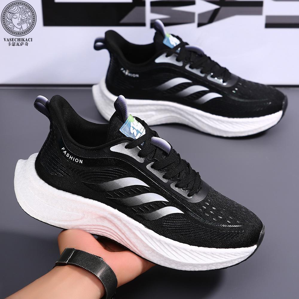 Summer new mesh running shoes lightweight breathable soft sole men s and women s sports shoes couple running shoes 36