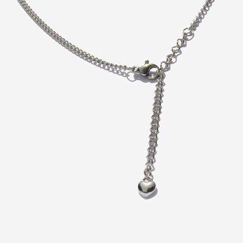 Rush Off Surgical Steel Casual Heart Necklace