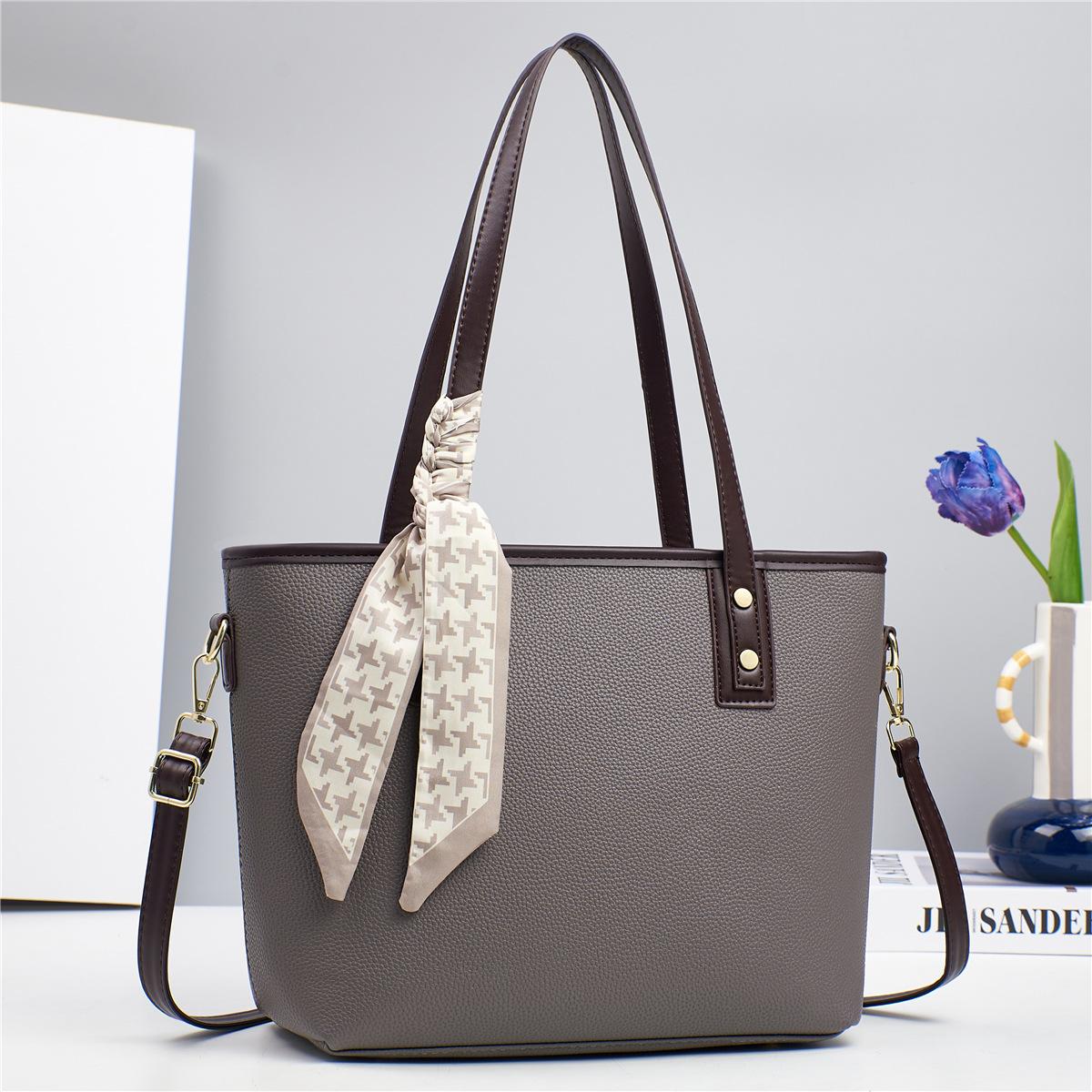 

Latest High Look Level Retro Fashion Bucket Bag Western Style Shoulder Bag Large Capacity Cross-body Bag Women .