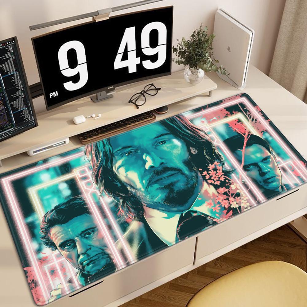 Large Mouse Pad JJohn Wick Desk Mat XXL Gaming Accessories Office Gamer Keyboard Desk Mat NonSlip Laptop rubber Anime Mousepad