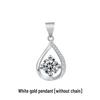 Yihua Didi Teardrop Pendant Clavicle Chain - Simple Design, Elegant and Shiny.
