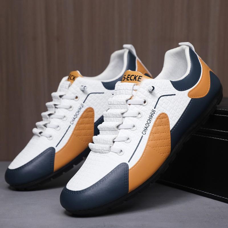 

Men s shoes spring and summer fashion casual driving shoes outdoor trend one-pedal soft-soled soft-faced leather shoes 39