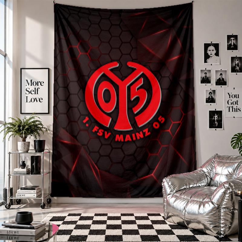 Mainz FC Wall Tapestry Home Decor Wall Hanging Cloth for Bedroom Living Room Background