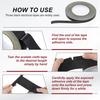 Flame Retardant High Temperature Insulating Acetate Cloth Tape For LCD Repairing Black Acetic Acid Adhesive Tape