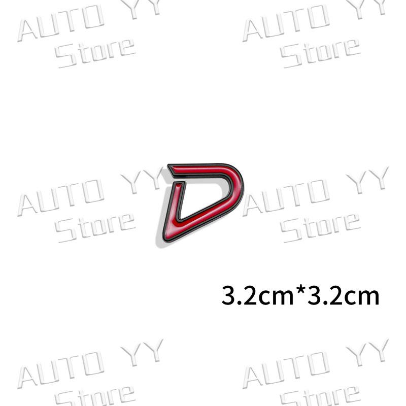 3D Metal Car Styling Logo Front Grille Emblem SD/D Badge Rear Tail Bumper Trunk Sticker