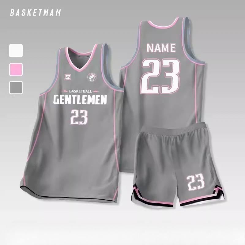 Basketball-Trainings- und Wettkampfanzug, personalisiertes amerikanisches schnelltrocknendes Trikot, Team-Kit