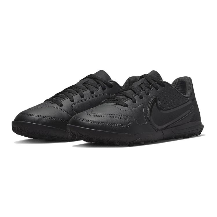 New Nike Tiempo Legend 9 JR Club TF Slip Resistant Cushioning Abrasion Resistant Low Top Kids' Soccer Shoes Black Kids' DA1334-001