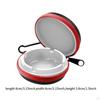 Portable Ashtray Simple Outdoor Hiking Travel Ash Tray for Mountain Climbing Red and White