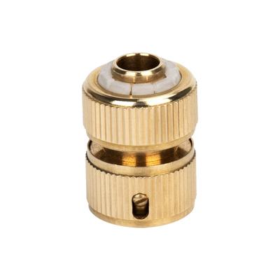 High Pressure Brass Water Hose Adapter Multiple Size Compatible Quick Release Coupler For Outdoor Faucet Pipe Connection