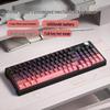 Three Giants SG99 Pro: Three-Mode Bluetooth Mechanical Keyboard with Display, Custom Hot-Swap Keys, Side-Engraved Gradient.