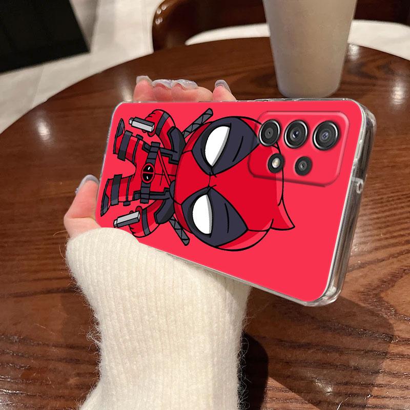 Cartoon Marvel Groot Ironman Clear Case For Samsung Galaxy A57 A37 A56 5G A36 Case A55 A54 A35 A26 A07 A17 A16 A06 A36 A15 Cover