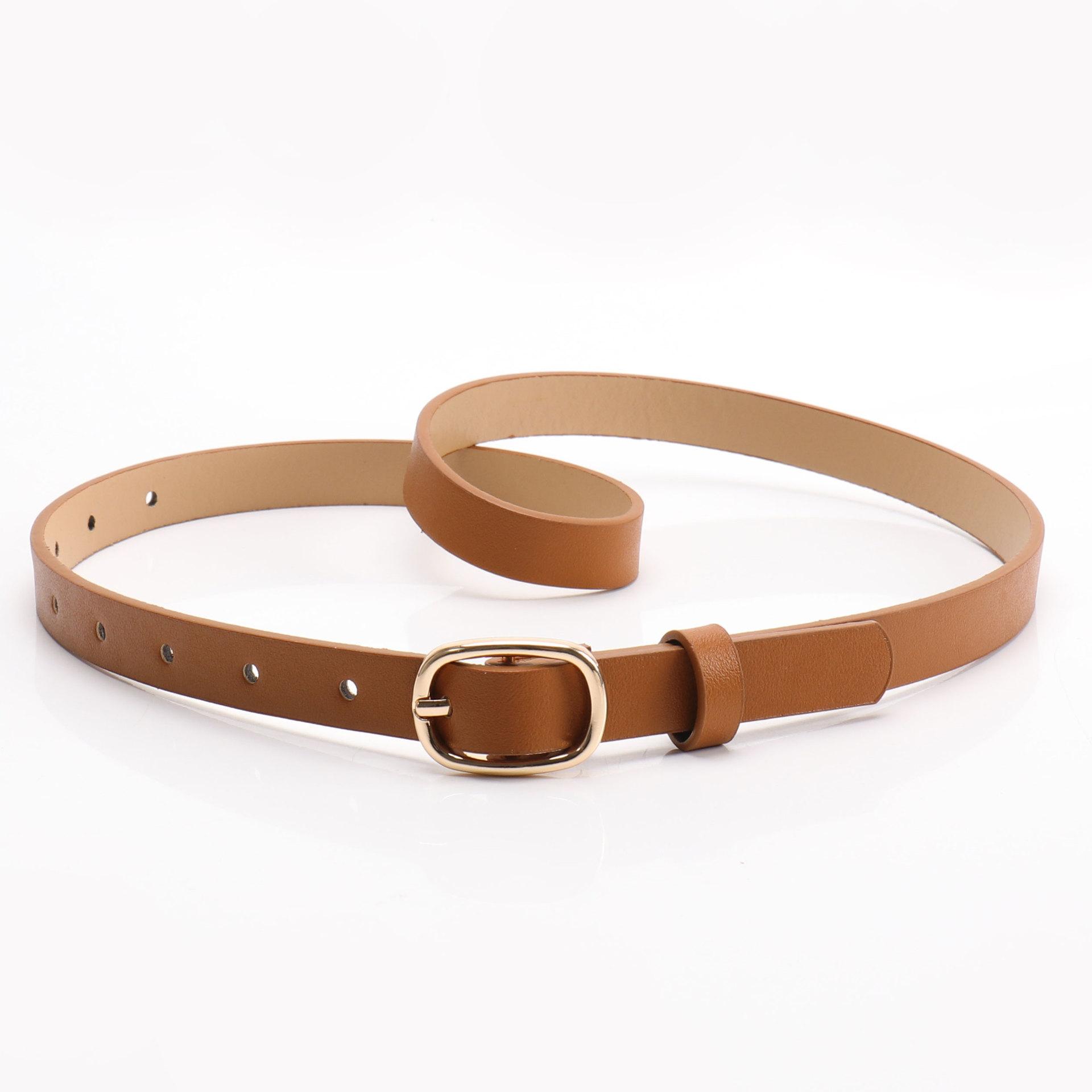 Женский ремень Простой и универсальный Декоративный ремень верблюд