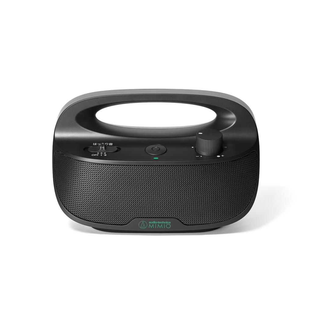 Mimio MIMIO SOUND MOVE Handheld TV Clear Easy Simply Place the Speaker to Auto Includes Wiping Black Audio-Technica Speaker, 2.4GHz Wireless, Sound,