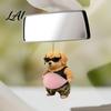 Child Safety Corner Protector Car Pendant Soft Rubber Fat Dog Shape Decompression Toy Adhesive Backing Elastic Cushion Easy Apply Remove Refrigerator