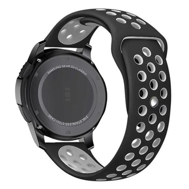 20mm 22mm Silicone Strap for Samsung Galaxy Watch 7 6 5 4 Classic 5pro/Gear S3 Bracelet for Huawei Watch 4/3/GT5 4 2e 46mm Band