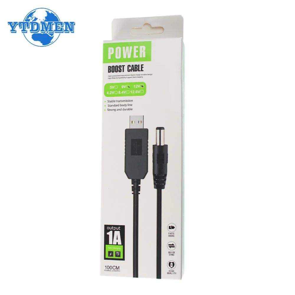 DC 5V auf 9V 12V USB Aufwärtswandler 5.5*2.1mm Aufwärtswandler Kabelmodul mit 3.5x1.35mm Adapter Anschlussstecker