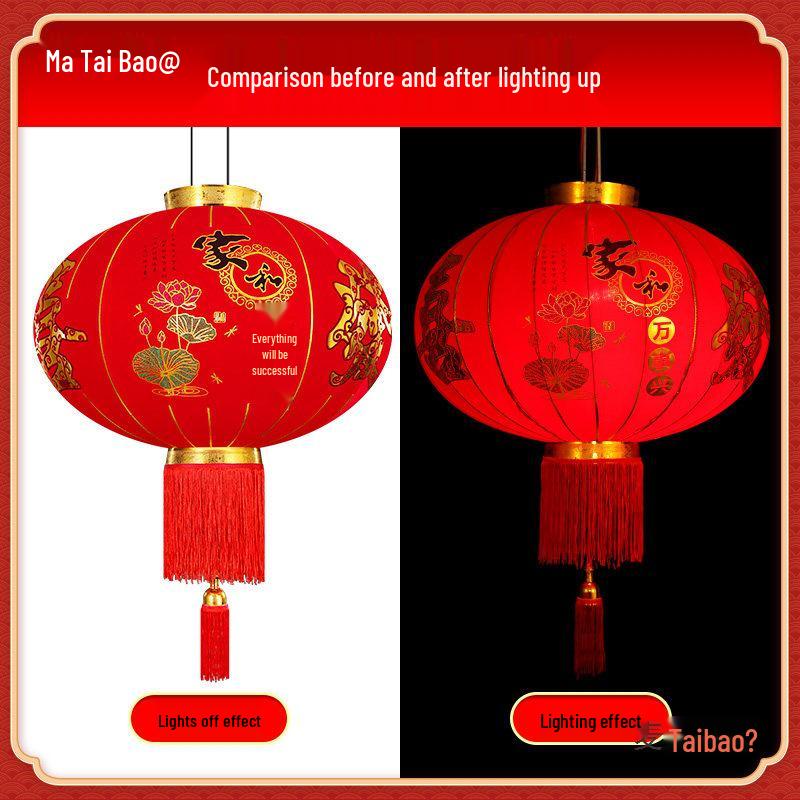 2025 Chinese New Year Large Red Lantern Decoration for Spring Festival & Housewarming, Outdoor Main Entrance.