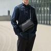 Official Shoulder Bag Sacoche No Gusset Genuine Leather Clutch Bag Bag Small Crossbody SA133 Navy [Tryon] Men's Women's